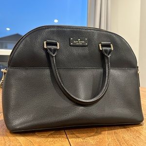 EUC Kate Spade Satchel - Black (with crossbody strap)